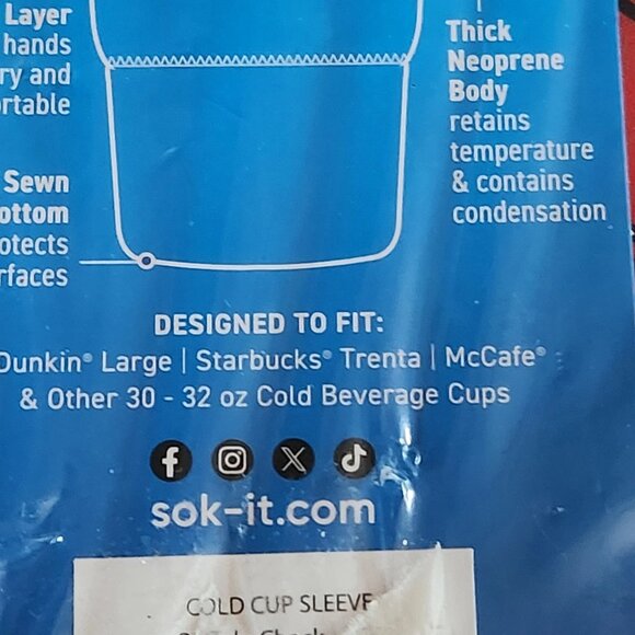 JAVA SOX, new, in packaging, size large for Starbucks trente dunkins large 30-32 - Picture 3 of 3